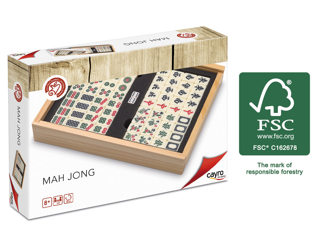 UGPLM Mahjong Conjunto de tabuleiro para festa de família e amigos